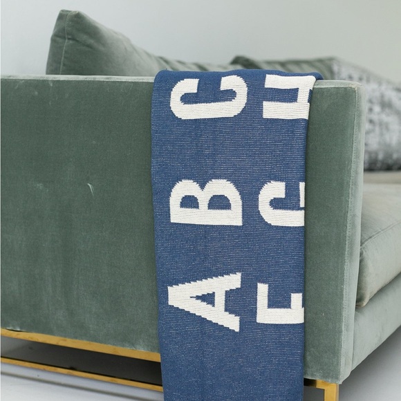 Modern Burlap Throw Blanket - Thumbnail 4